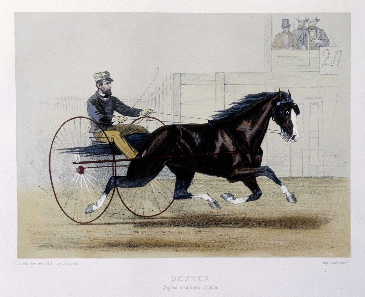 Kłusak Dextera - w „”Centaur”” autorstwa Unknown artist