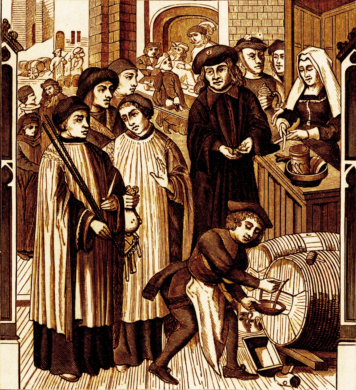 Należności za wina autorstwa Unknown artist