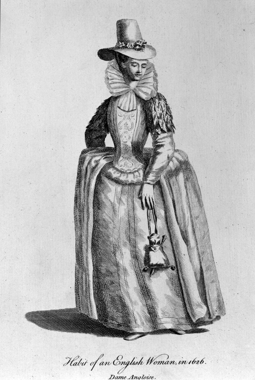 Angielka z 1626 roku. autorstwa Unknown artist