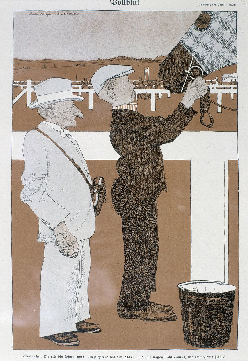 Jazda konna: wyścigi konne autorstwa Unknown artist