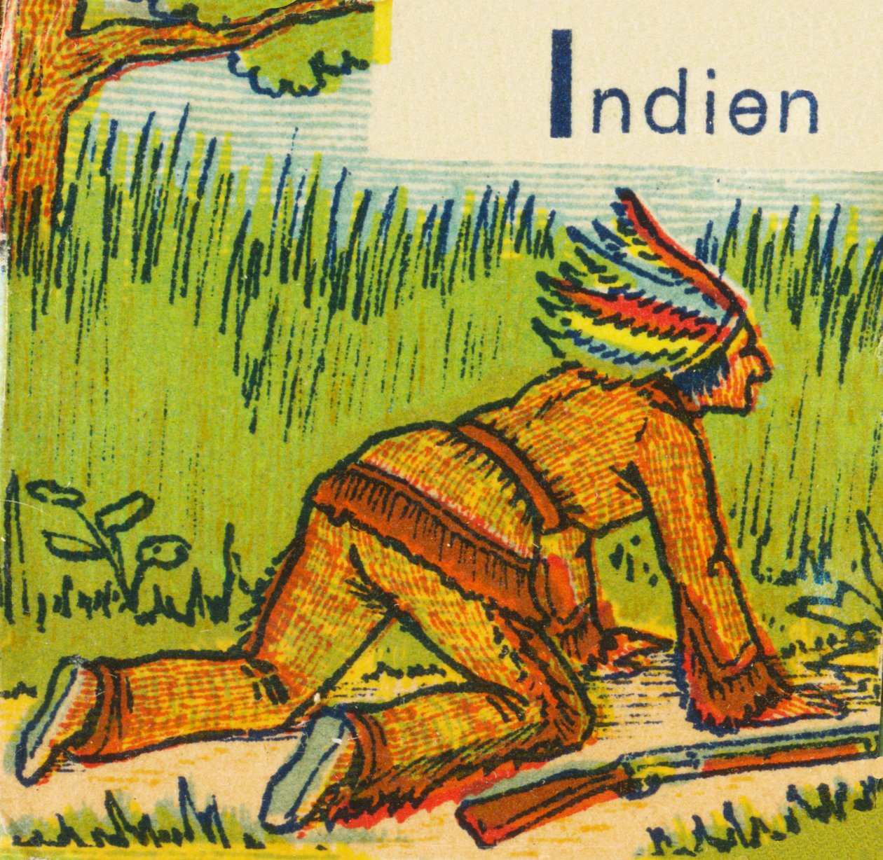 ja jako Indianin autorstwa Unknown artist