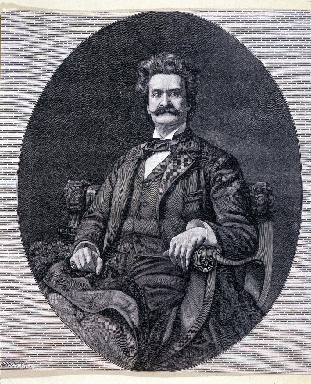 Johann II Strauss Jr. (1825-1899), muzyk austriacki. autorstwa Unknown artist