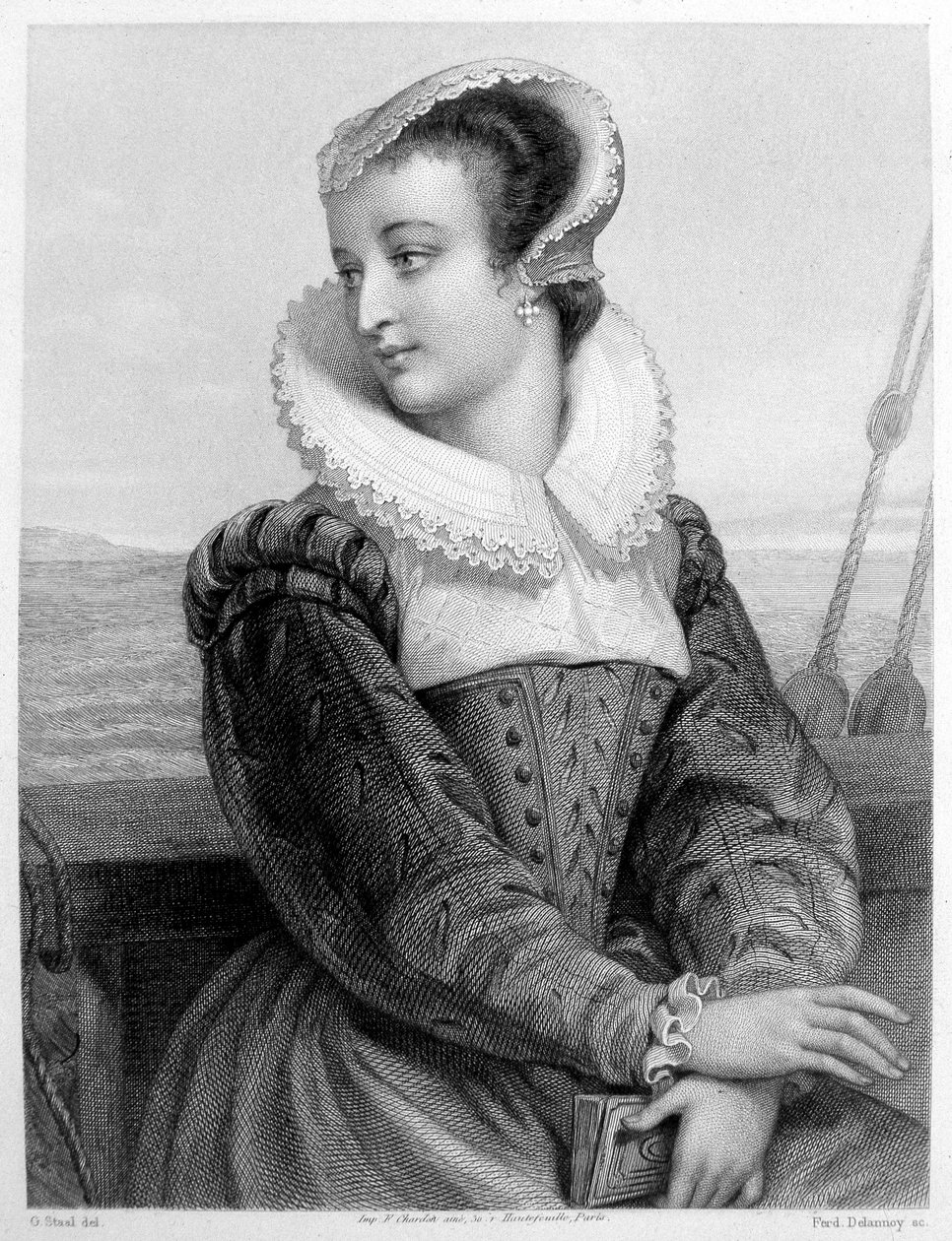 Marie Stuart - grawer autorstwa Unknown artist