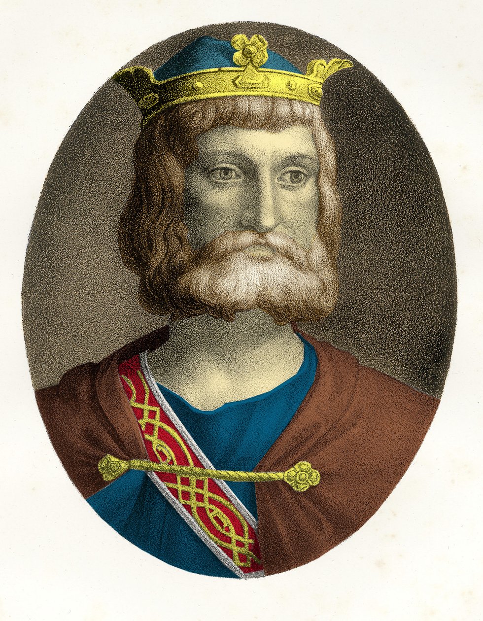 Portret Karola Martela (688-741) autorstwa Unknown artist