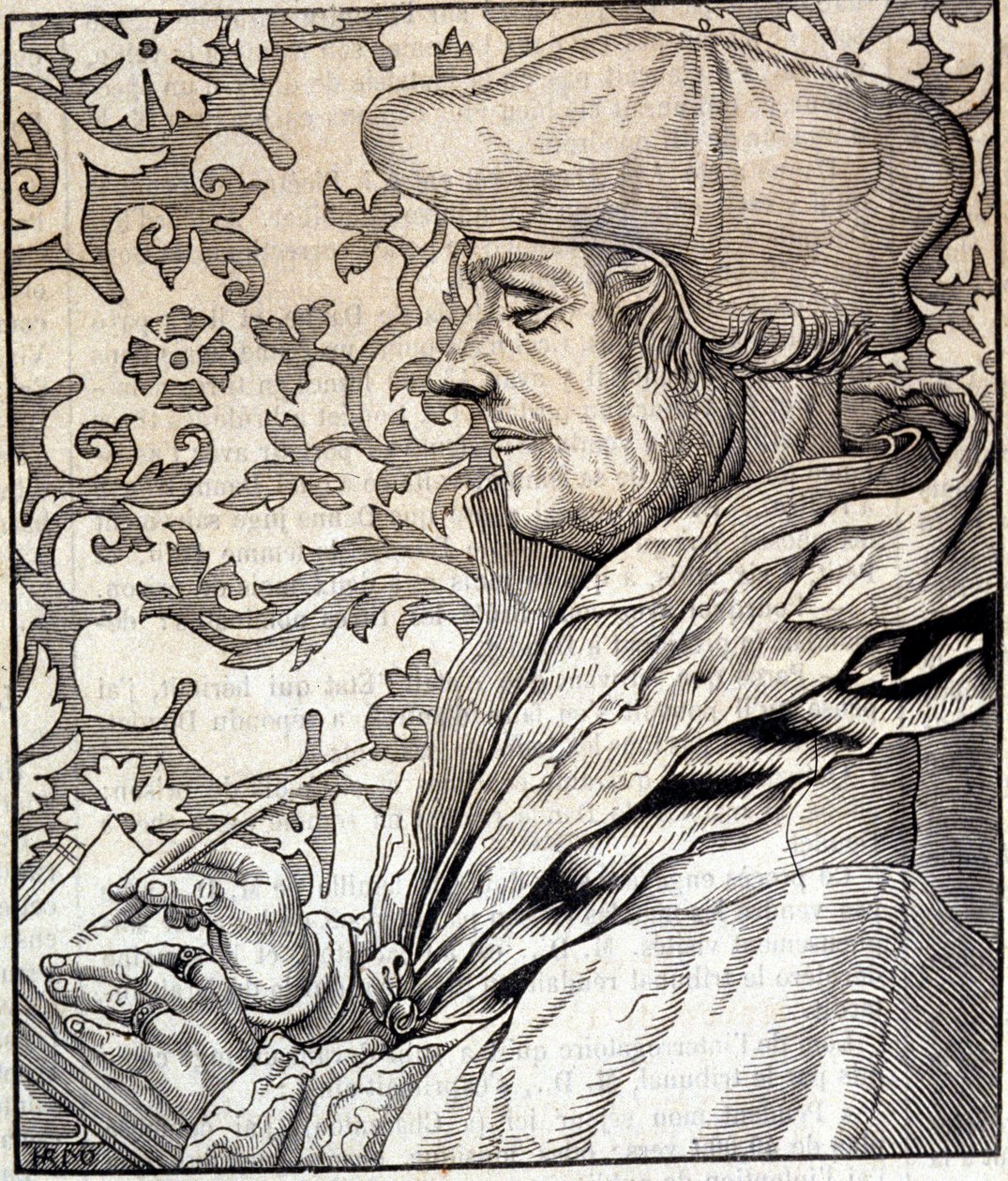 Portret Didiera Erasmusa autorstwa Unknown