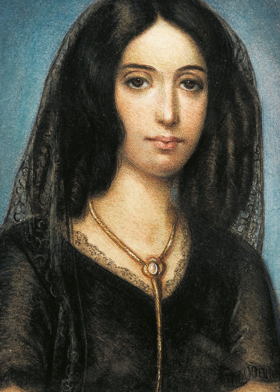 Portret George Sand autorstwa Unknown artist