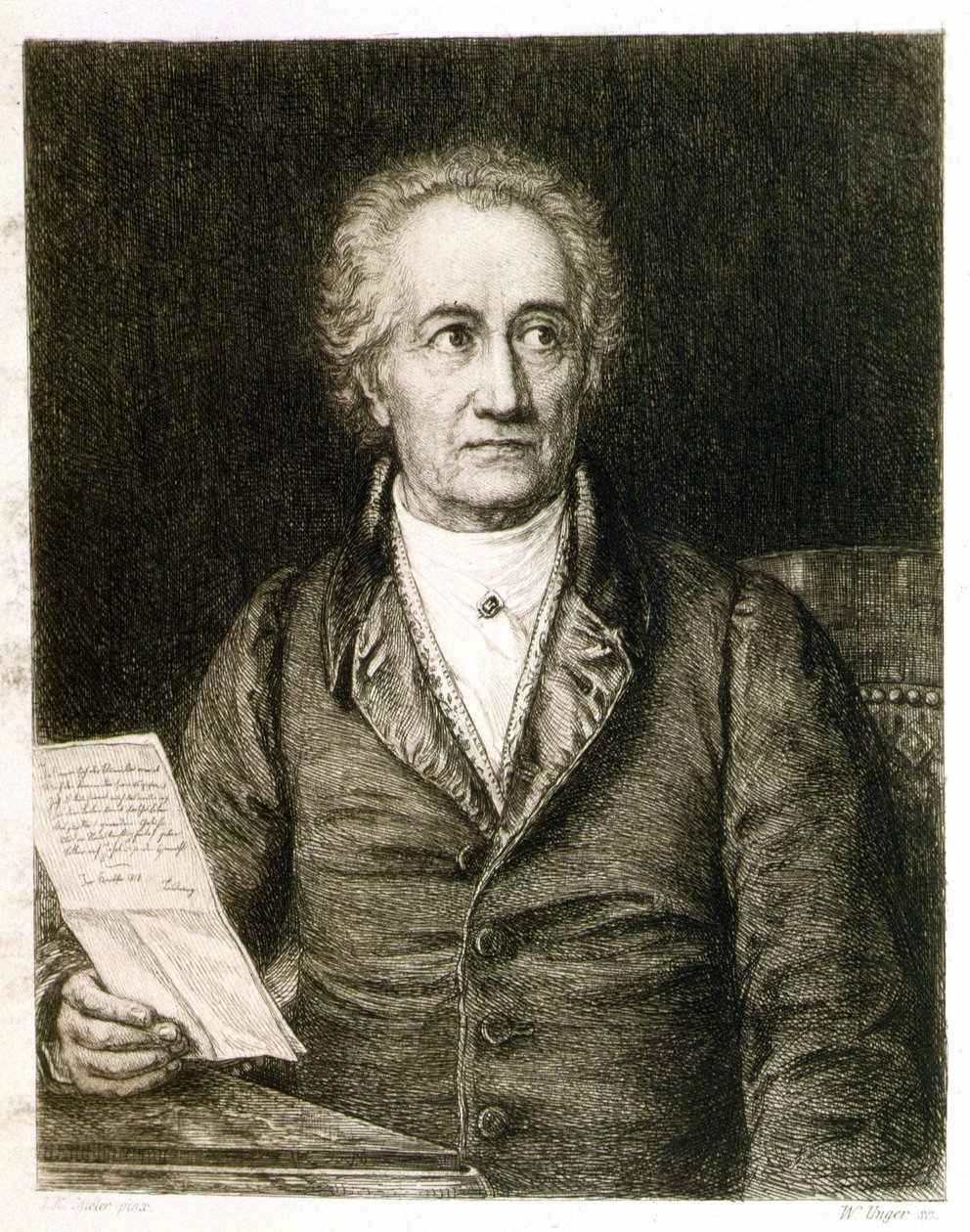 Portret Goethego autorstwa Unknown artist