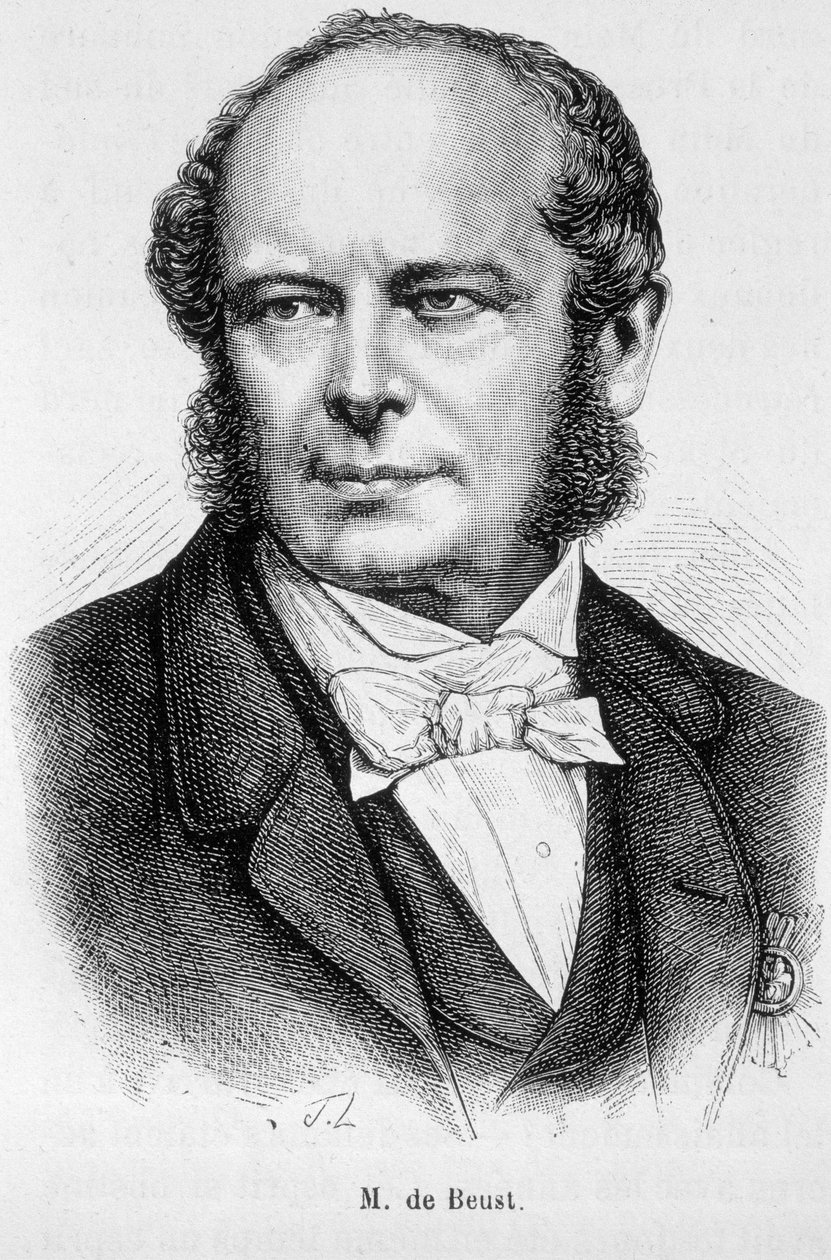 Portret pana de Beust autorstwa Unknown artist