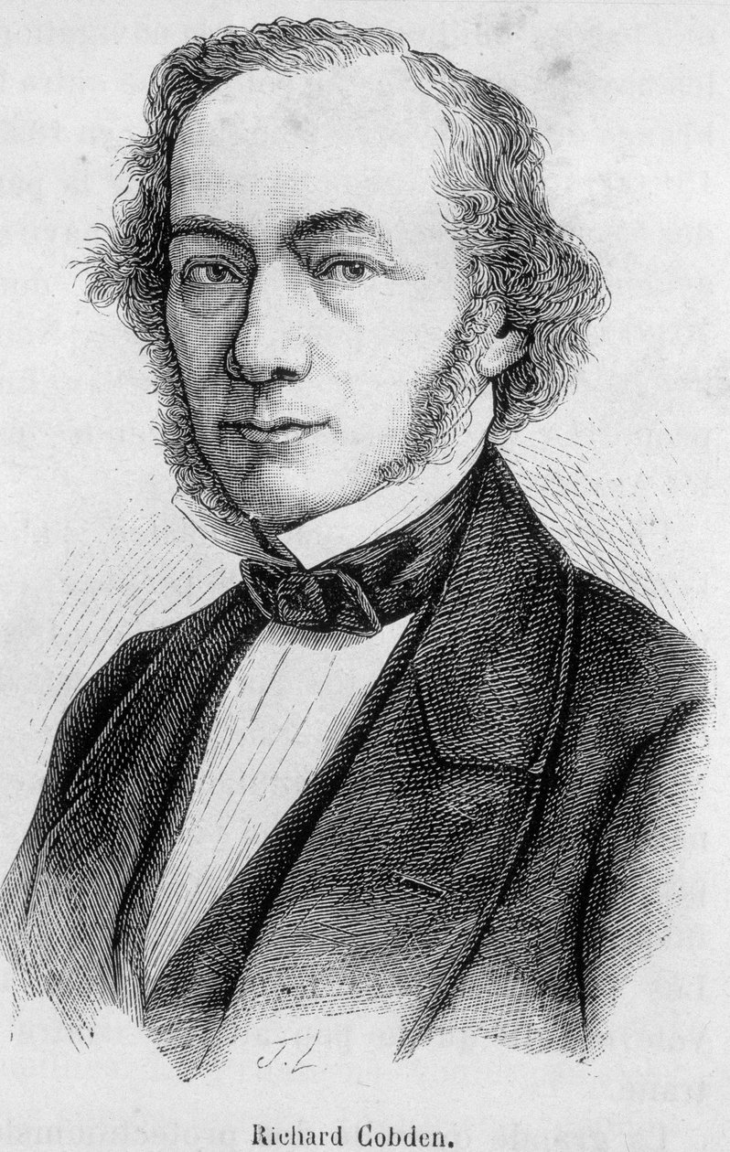 Portret Richarda Gobden autorstwa Unknown artist