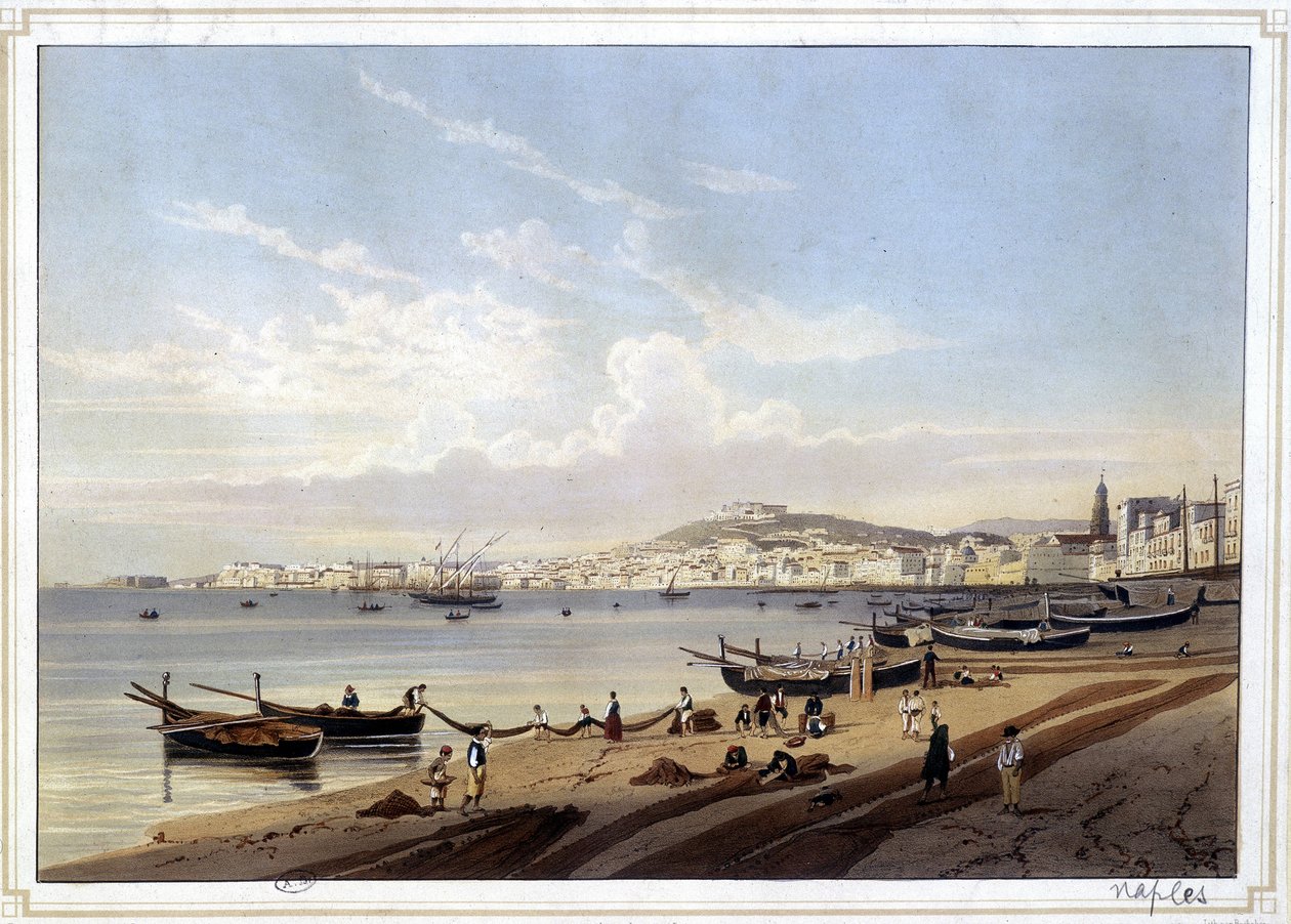 Zatoka Neapolitańska autorstwa Unknown artist