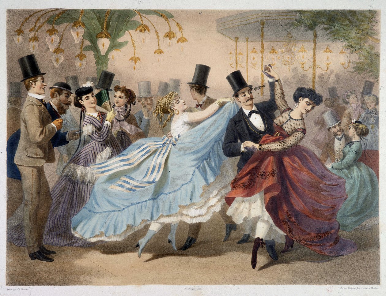Bal Mabille, ok. 1860 r autorstwa Unknown artist