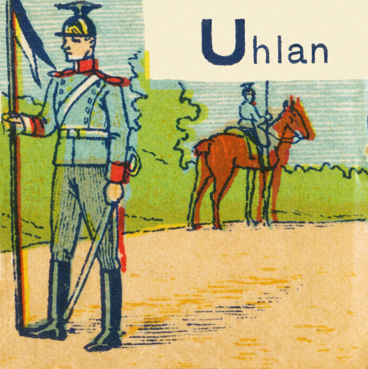 U jak Ułan autorstwa Unknown artist
