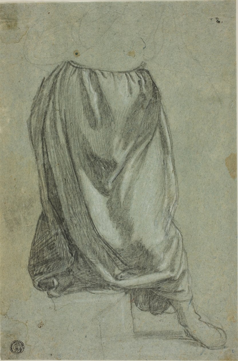 Szkic draperii autorstwa Unknown Florentine