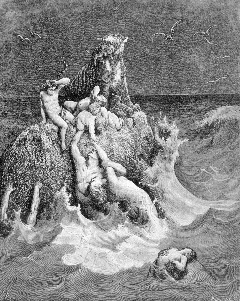 Scena powodzi, Genesis autorstwa Unknown artist