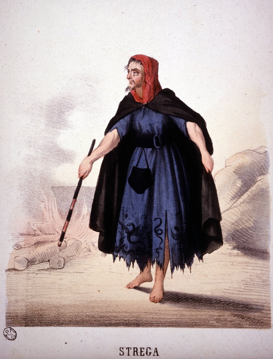 Czarownica z Makbeta. autorstwa Unknown artist