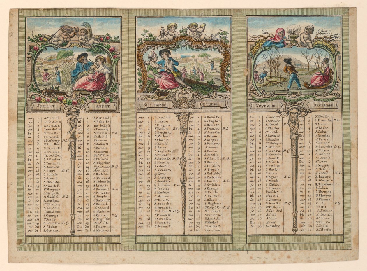 Almanach na rok 1789 autorstwa Unknown artist
