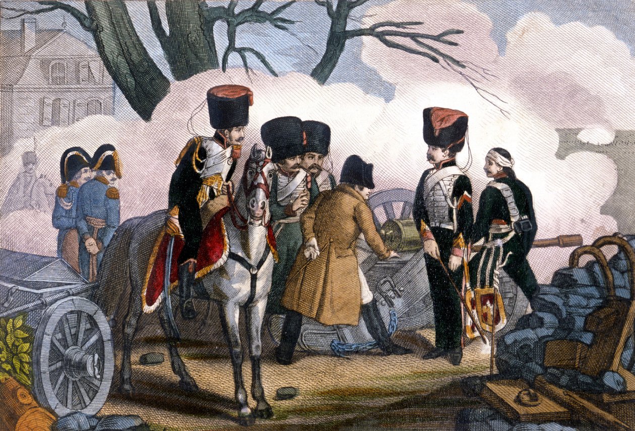 Bitwa pod Montereau autorstwa Unknown artist