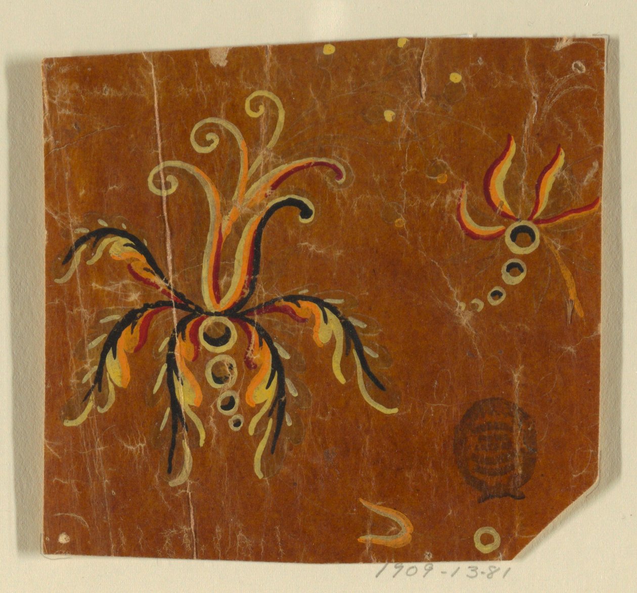 Projekt tkaniny, fragment autorstwa Unknown artist