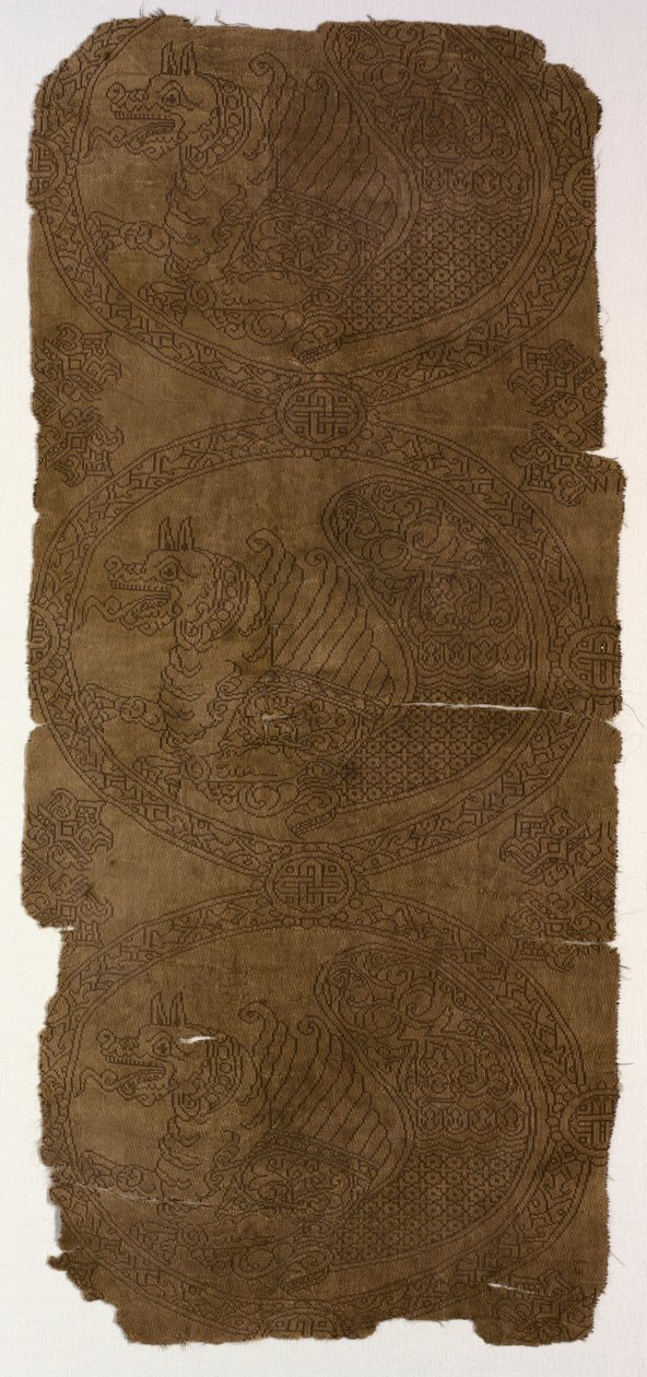 Fragment z Senmurvami autorstwa Unknown artist