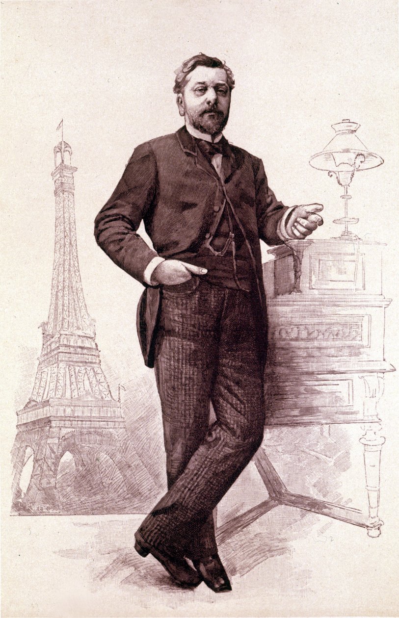 Gustave Eiffel, francuski inżynier (1832-1923). autorstwa Unknown artist