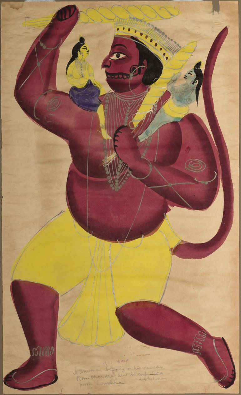 Hanuman autorstwa Unknown artist