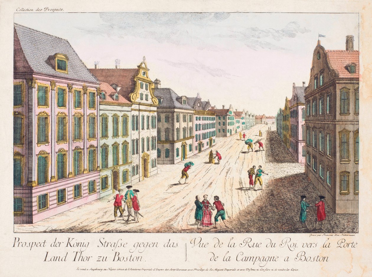 King Street, Boston autorstwa Unknown artist