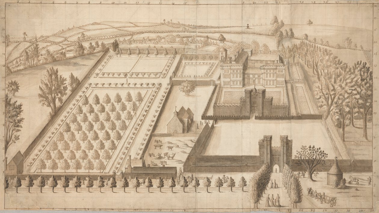 Zamek Lullingstone autorstwa Unknown artist