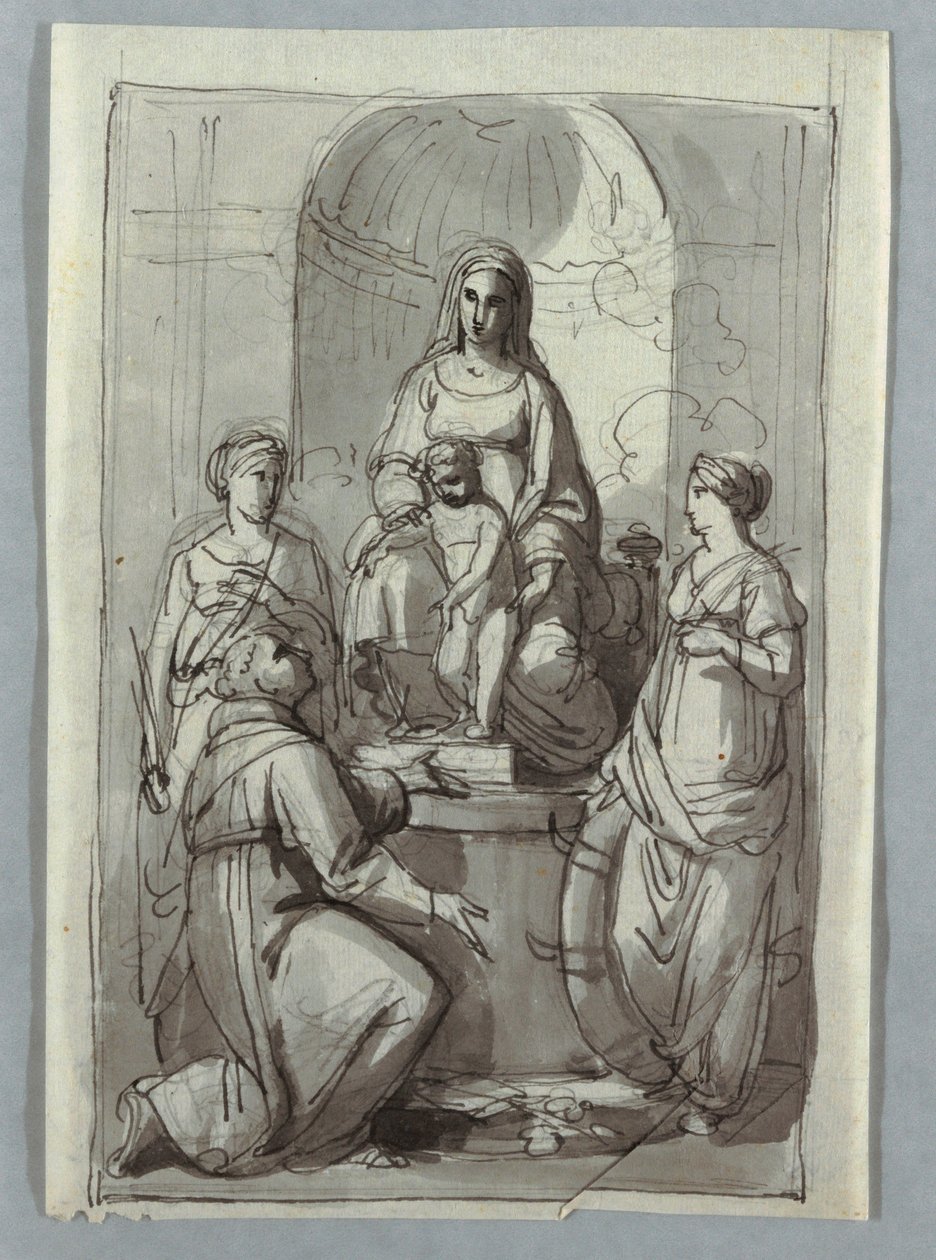 Madonna ze świętymi autorstwa Unknown artist