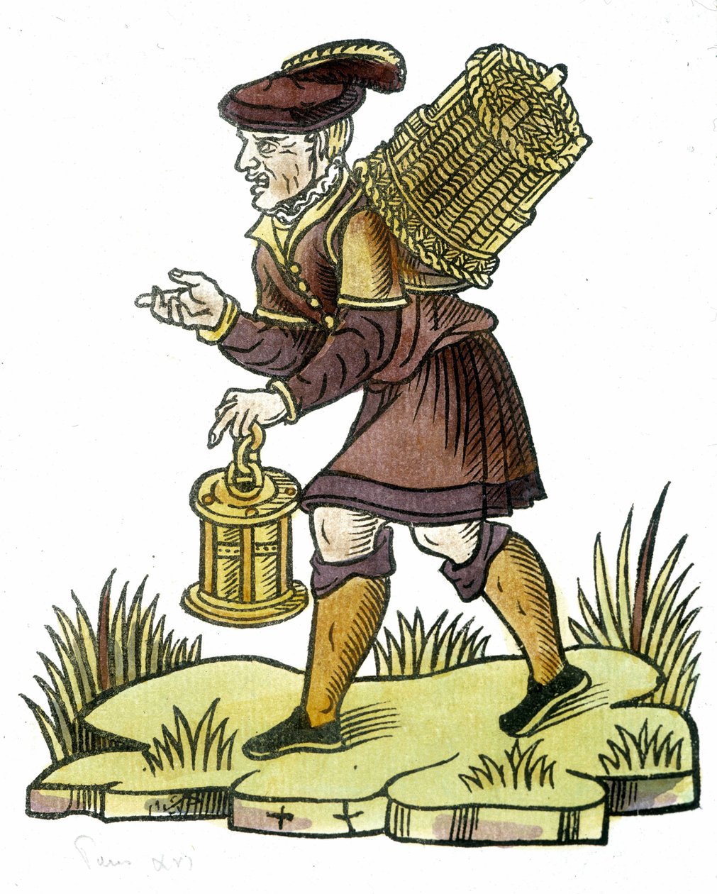 Kupiec zapomnianych - rysunek autorstwa Unknown artist