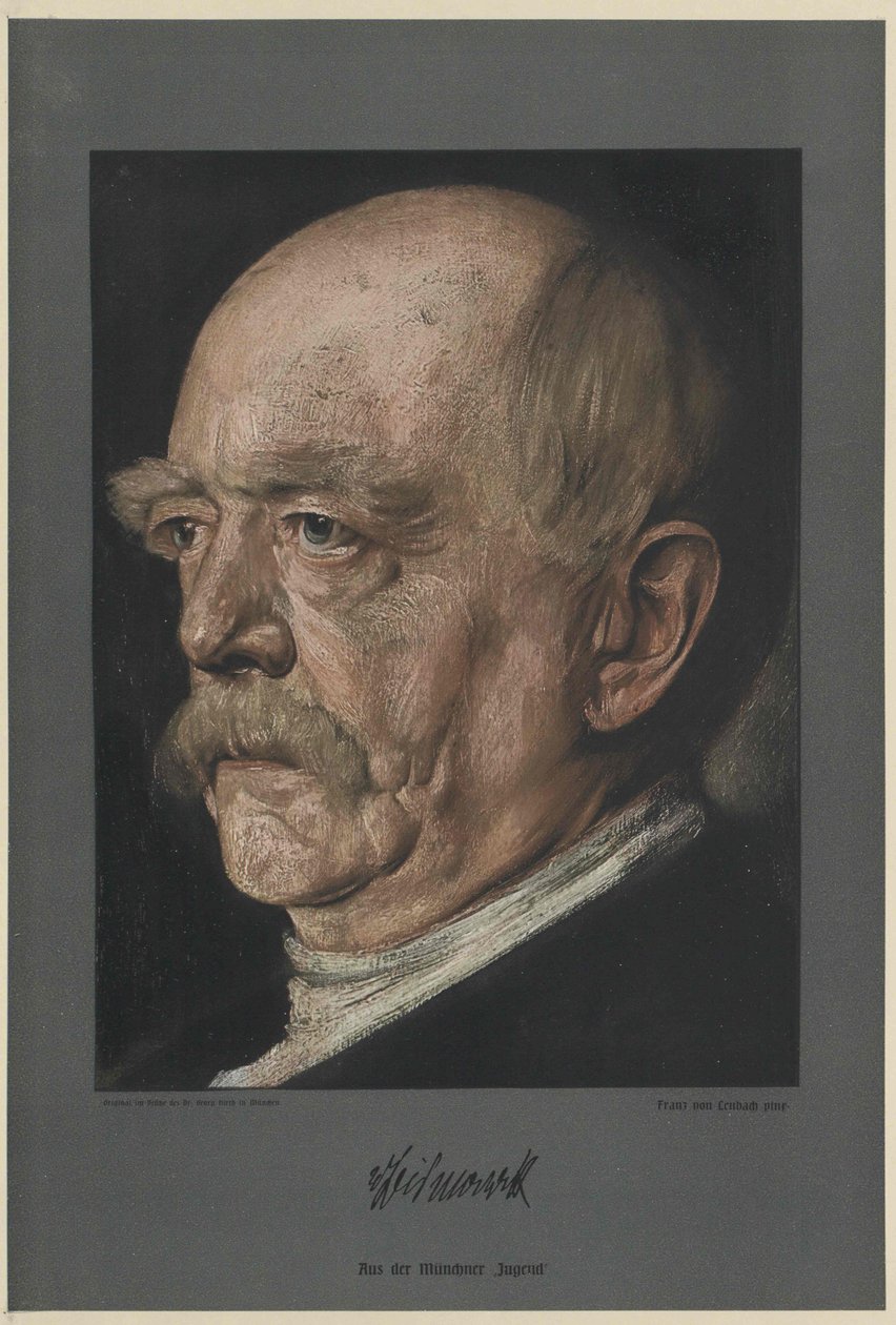 Otto hrabia Bismarck (druk) autorstwa Unknown artist
