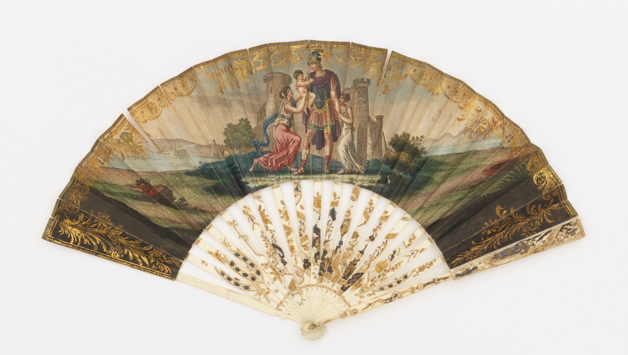 Plisowany wentylator autorstwa Unknown artist