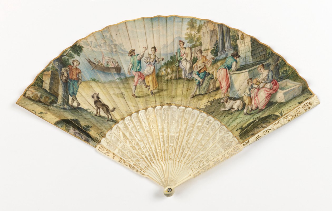 Plisowany wentylator autorstwa Unknown artist