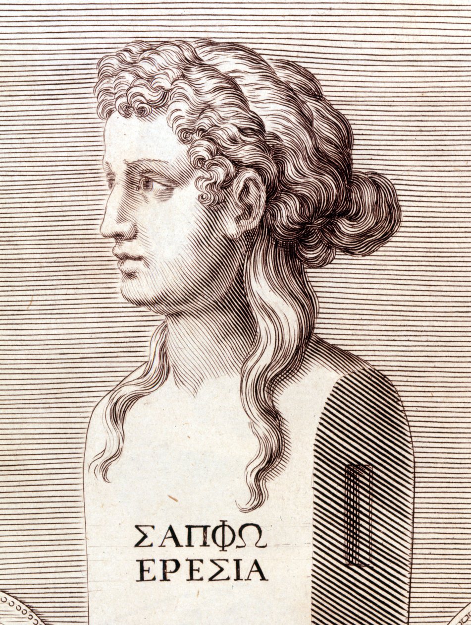 Portret Safony (Sapfo). autorstwa Unknown artist