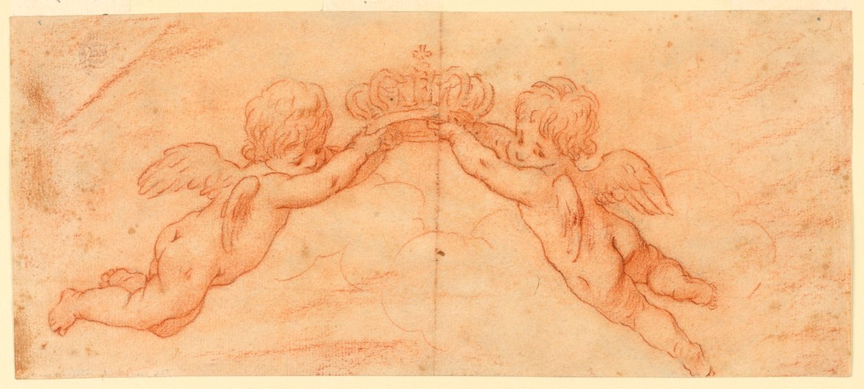 Putti z koroną autorstwa Unknown artist