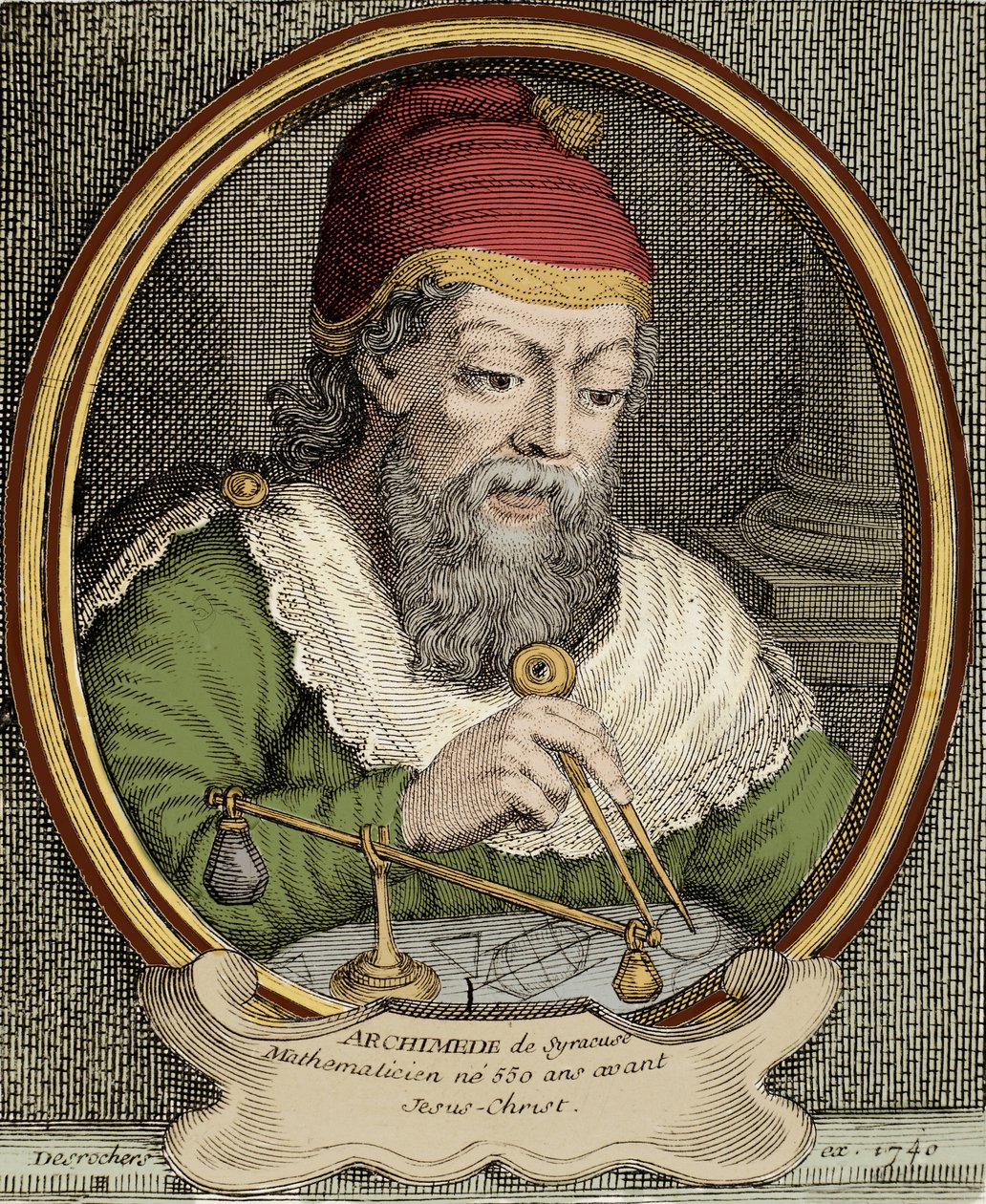 Reprezentacja Archimede z Syrakuz autorstwa Unknown artist