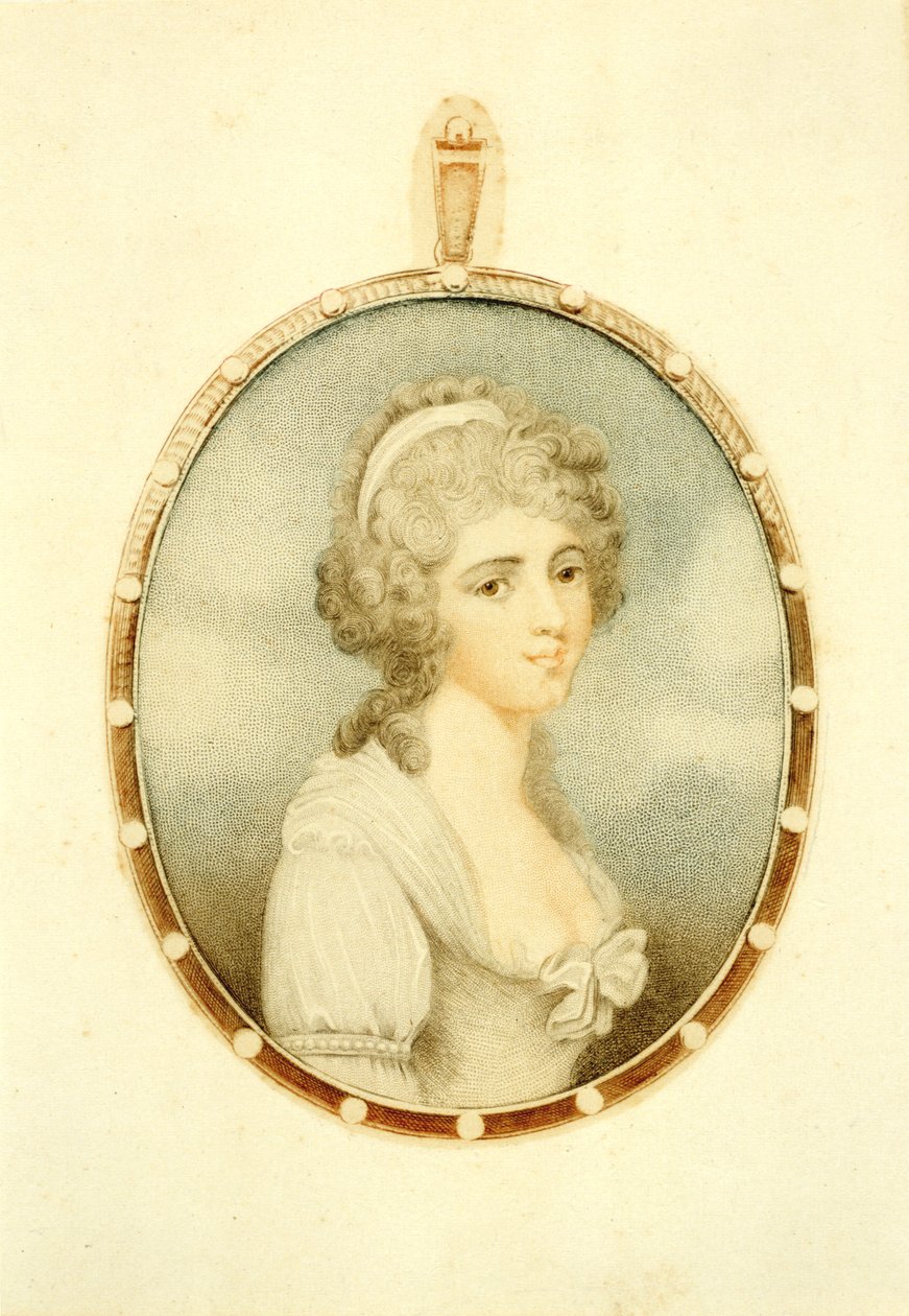 STORACE, Ann (Nancy) (1765-1817) Angielski sopran autorstwa Unknown artist