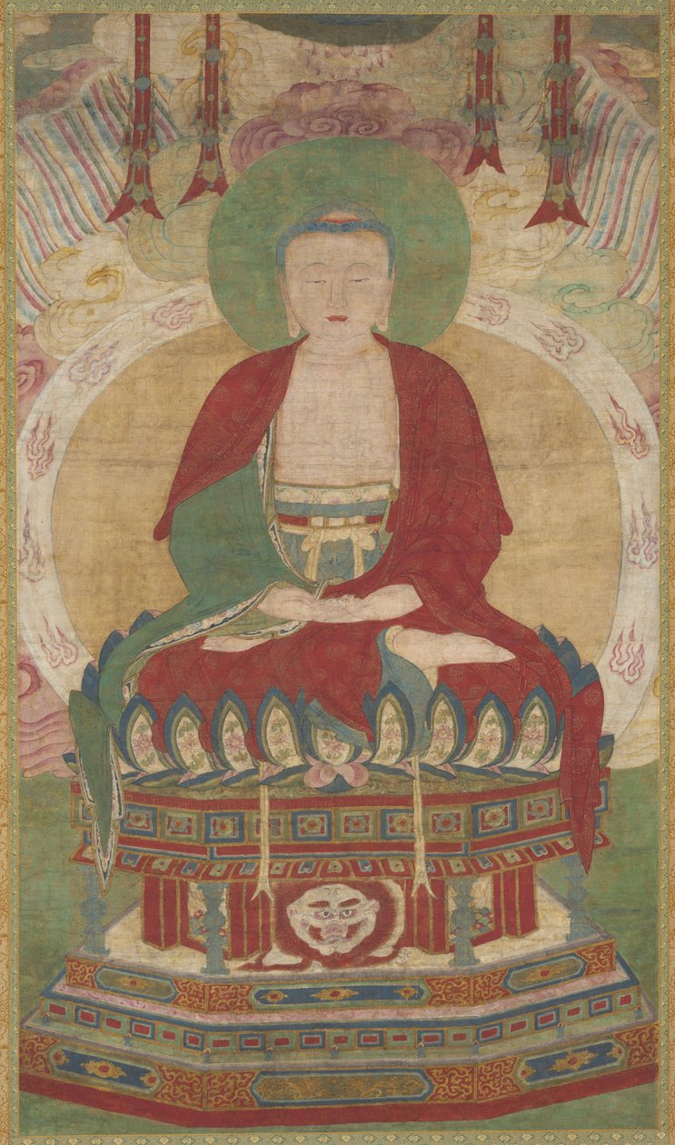 Siedzący Amitabha autorstwa Unknown artist