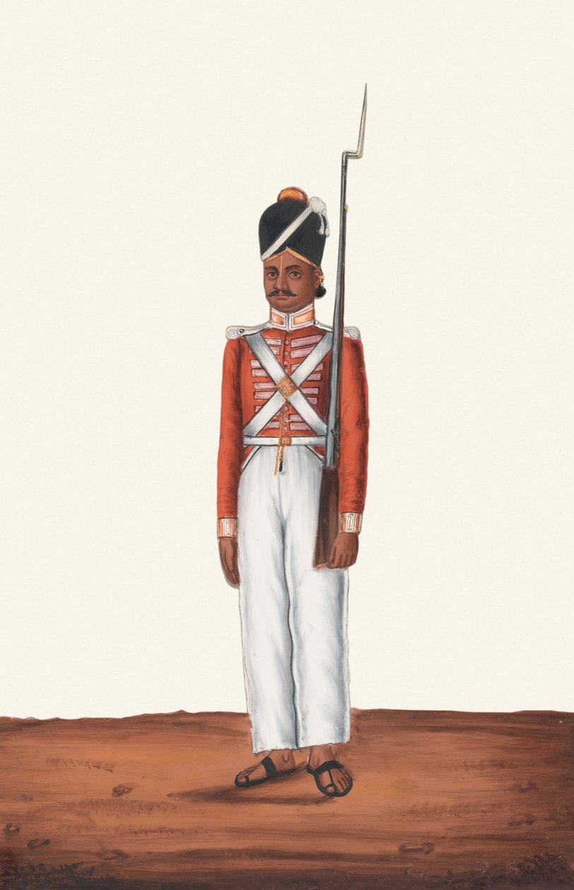 Sepoy, Armia Madrasu autorstwa Unknown artist