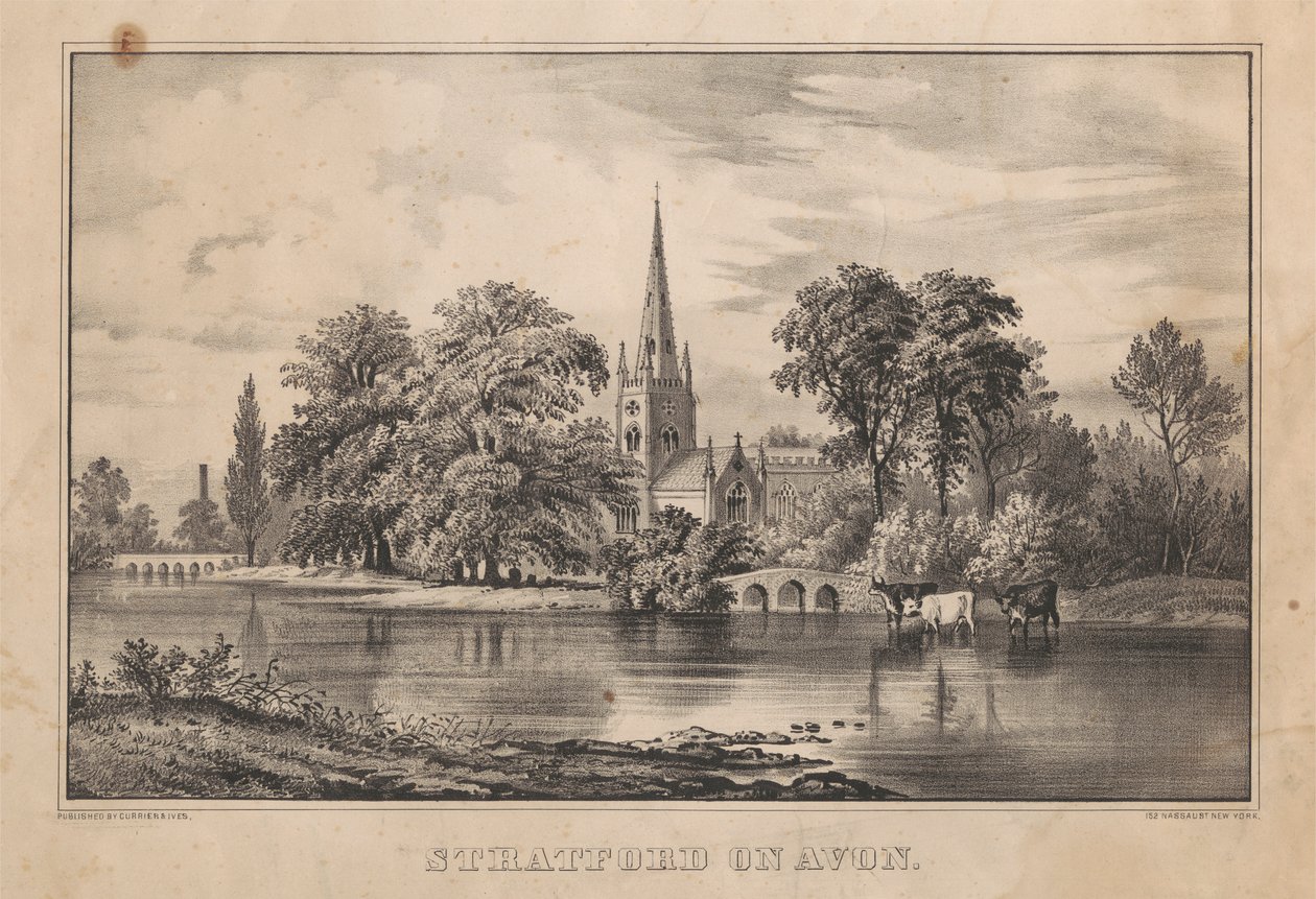 Stratford na Avon autorstwa Unknown artist