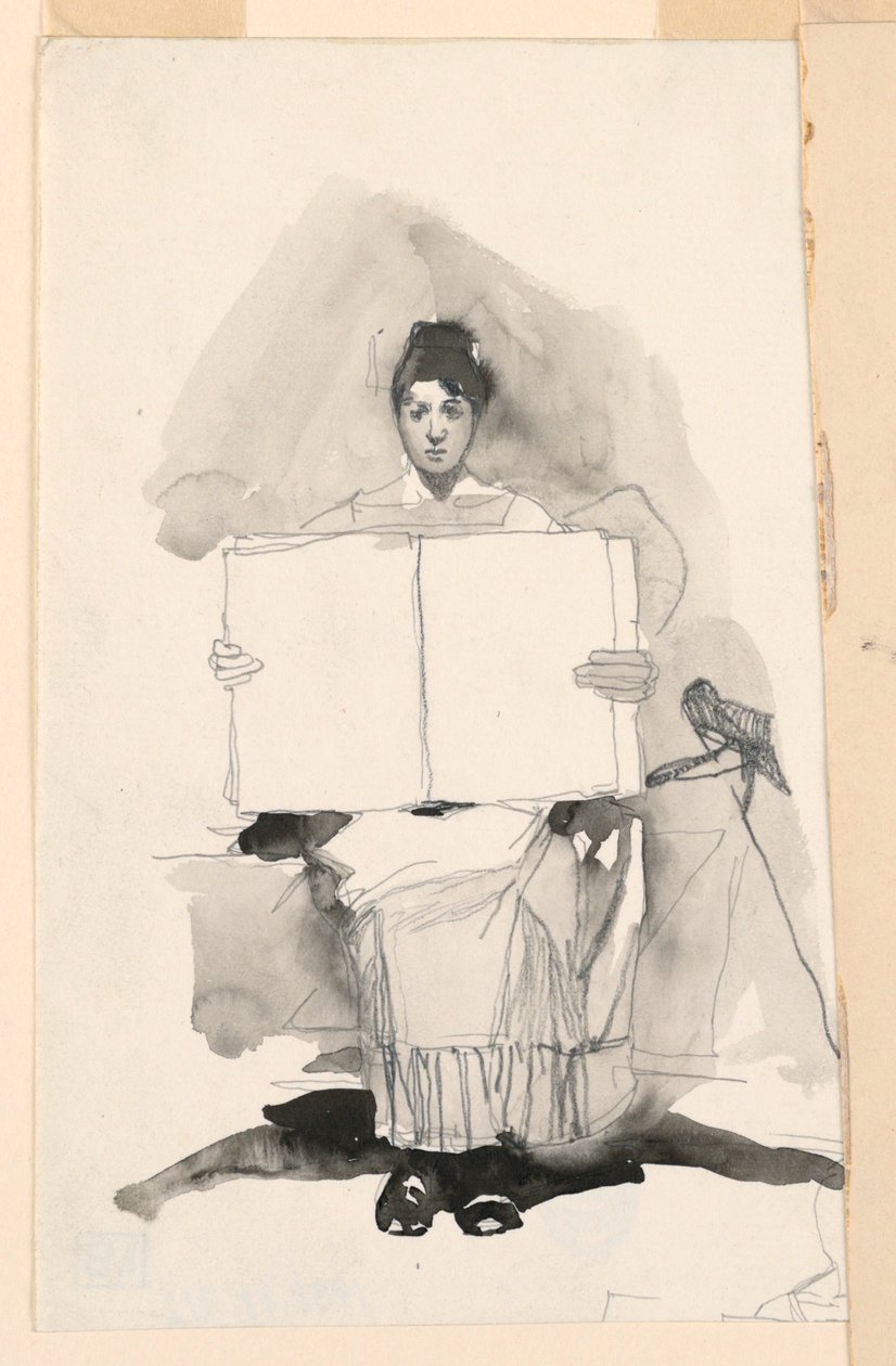Studium młodej kobiety autorstwa Unknown artist
