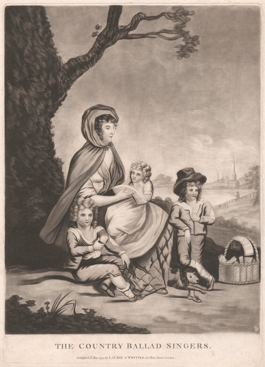 Piosenkarze Country Ballad autorstwa Unknown artist