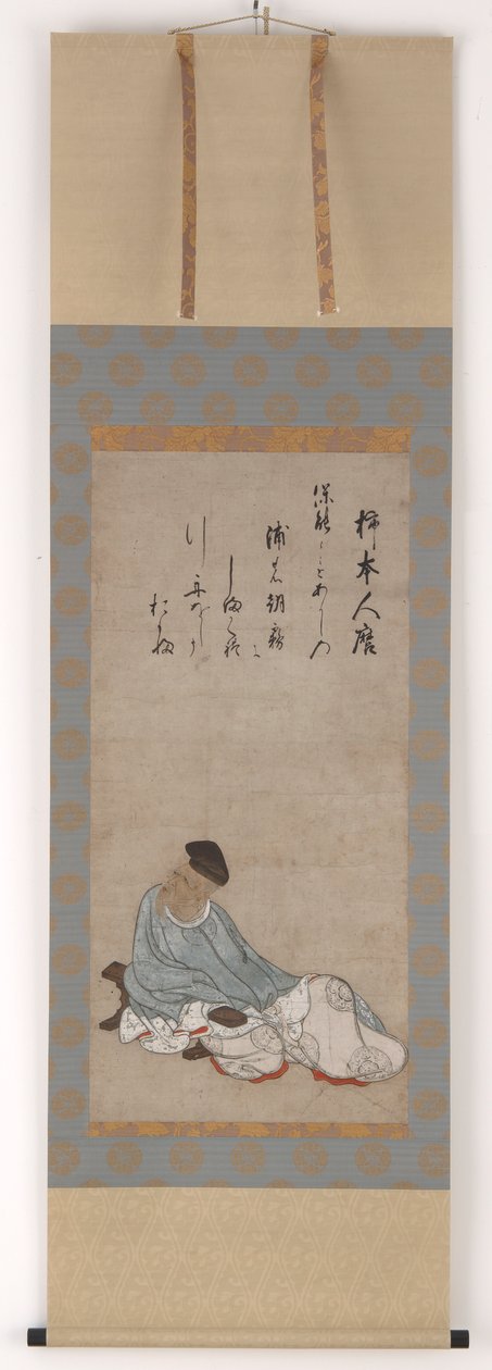 Hitomaro z Kakimoto autorstwa Unknown artist
