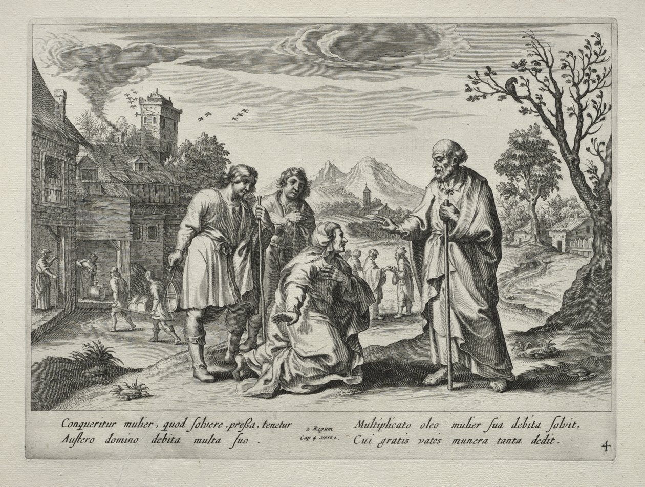 Historia Elizeusza autorstwa Unknown artist