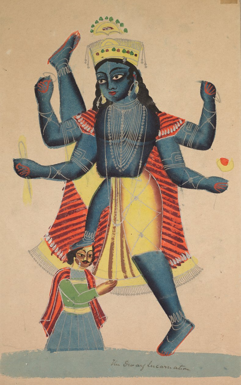 Trivikramapada (Trzy Kroki Wisznu) autorstwa Unknown artist