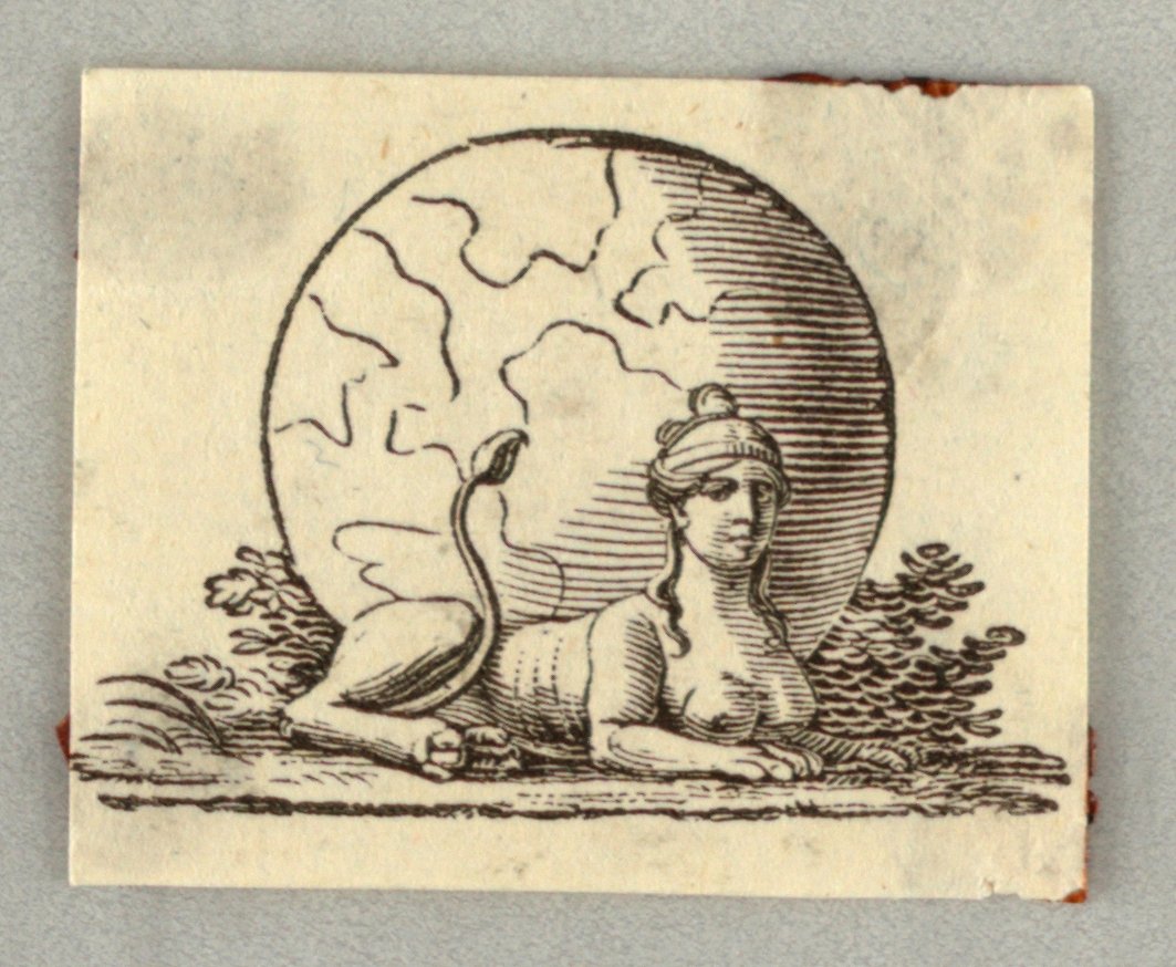 Grawerowanie drewna. Winieta. autorstwa Unknown artist