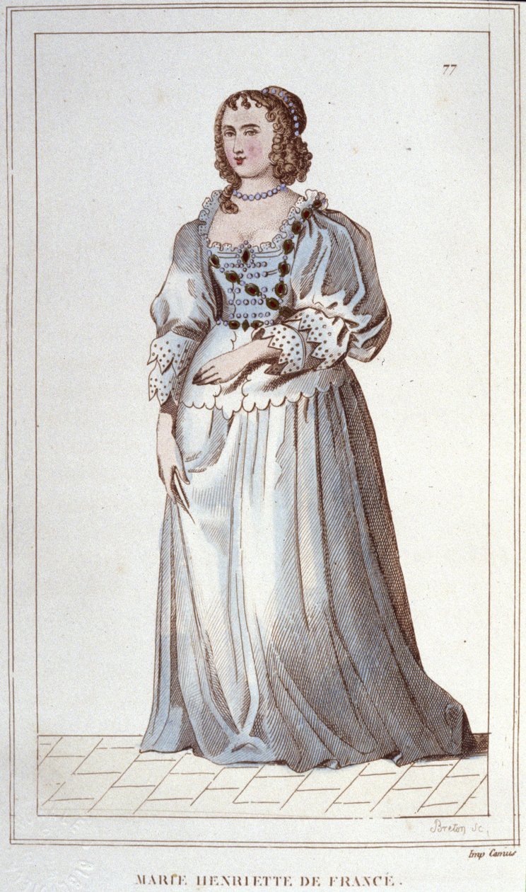 portret Henriette-Marie z Francji. Paryż autorstwa Unknown artist