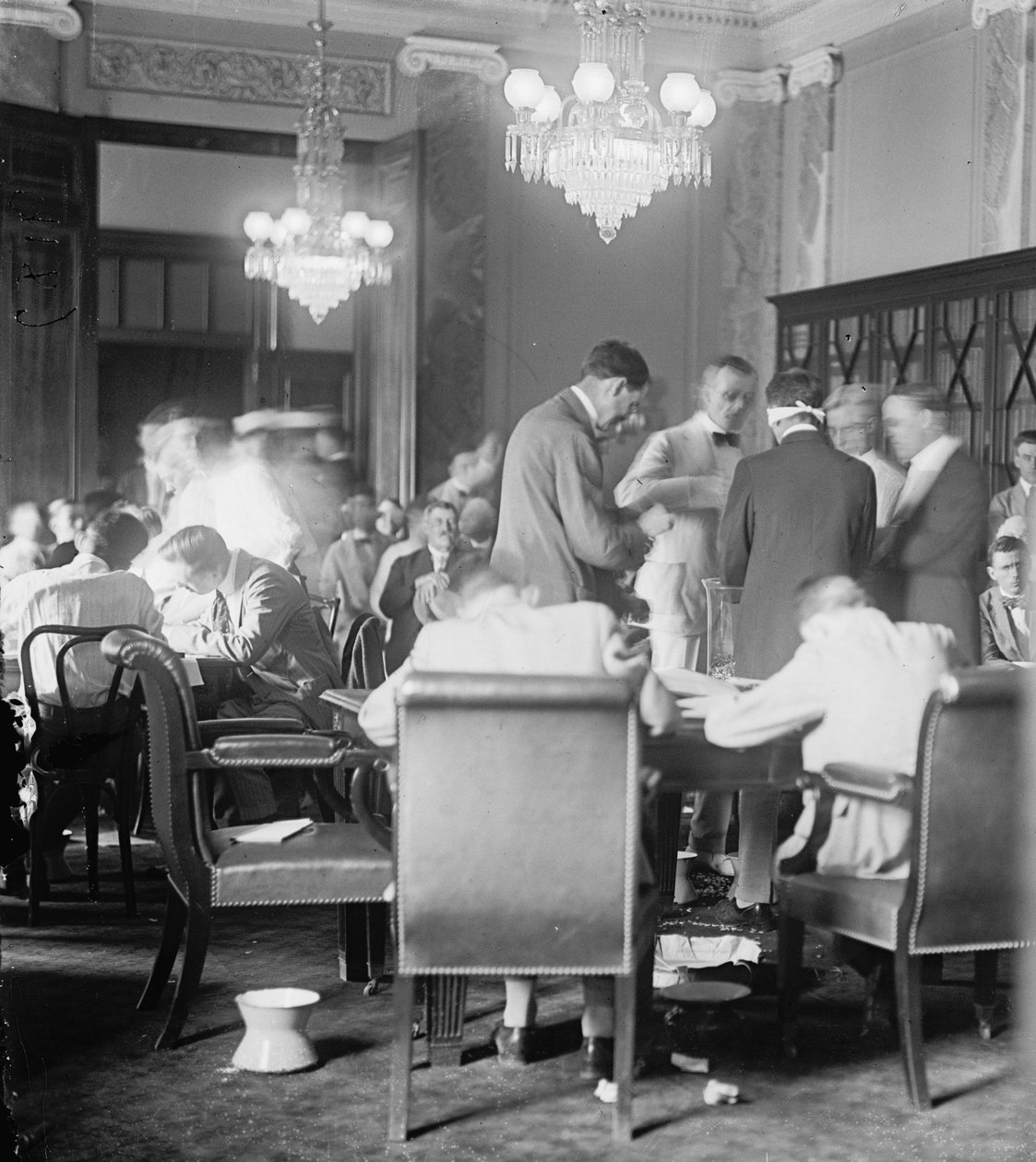 Loteria poborowa z pierwszej wojny światowej. autorstwa Unknown photographer