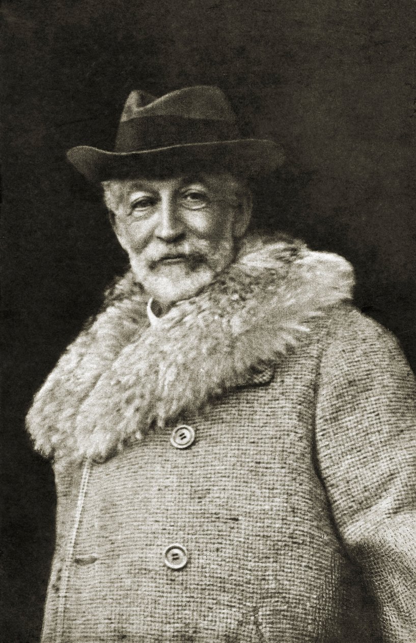 Baron Edmond de Rothschild (zdjęcie czarno-białe) autorstwa Unknown photographer