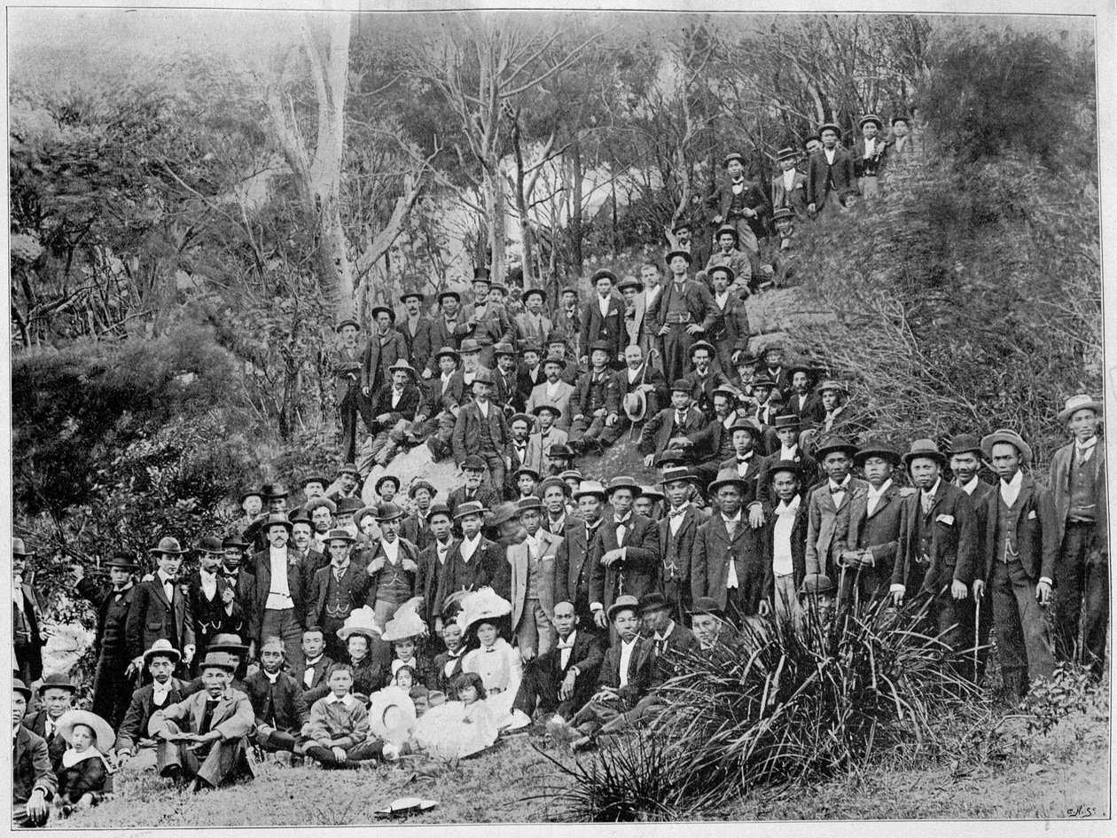 Chińskie spotkanie w Australii autorstwa Unknown photographer