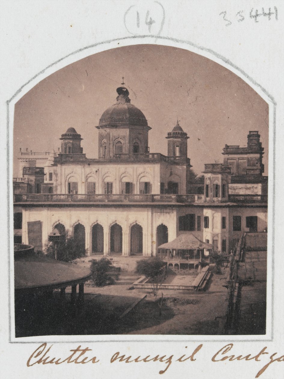 Dziedziniec Chutter Munzil autorstwa Unknown photographer